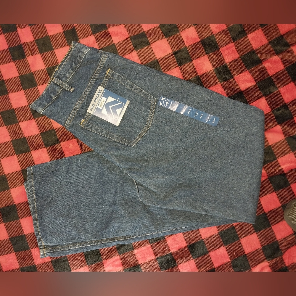Five pocket classic fit Denim Blue jean size 36x36 NWT